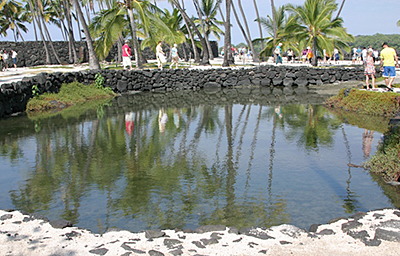 Hawaii Puuhonua Fish Pond